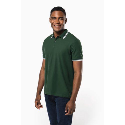 Polo homme manches courtes à liserés contrastés thumbnail 6