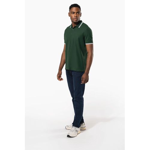 Polo homme manches courtes à liserés contrastés thumbnail 8