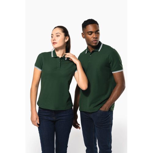 Polo homme manches courtes à liserés contrastés - 23