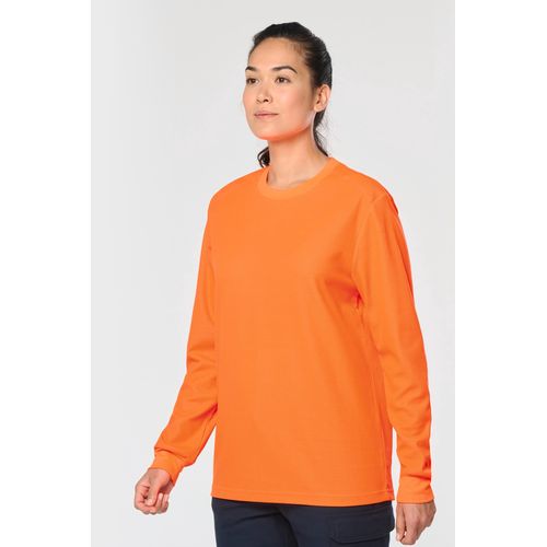 T-shirt unisexe écoresponsable manches longues coton/polyester thumbnail 4