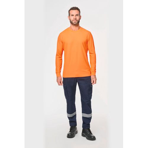T-shirt unisexe écoresponsable manches longues coton/polyester - 3