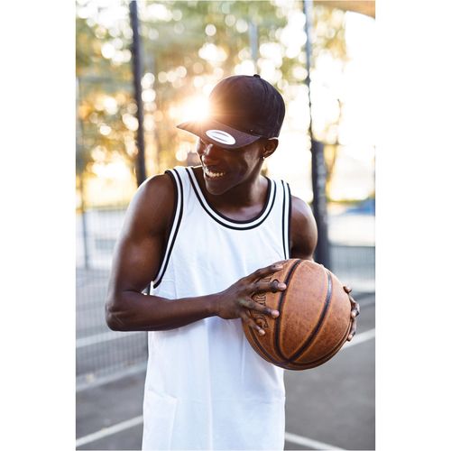 GORRA DE SARGA DE ALGODÓN PEINADO<BR/>