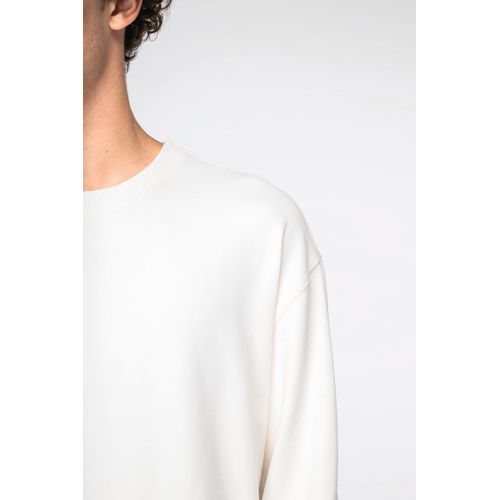 Sweat-shirt écoresponsable à col rond à épaules tombantes French Terry unisexe thumbnail 7