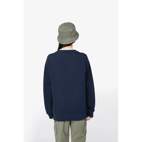 Sweat-shirt écoresponsable à col rond à épaules tombantes French Terry unisexe - 5