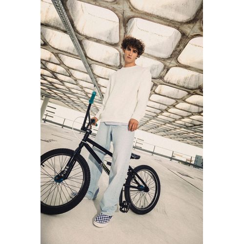 Sweat-shirt écoresponsable à col rond à épaules tombantes French Terry unisexe - 6