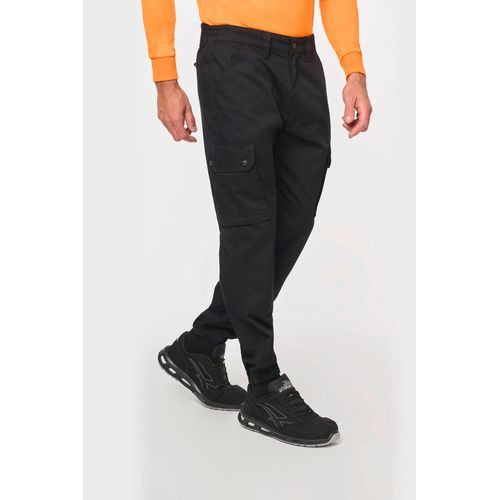 PANTALÓN CARGO UNISEX CON BAJO ELÁSTICO