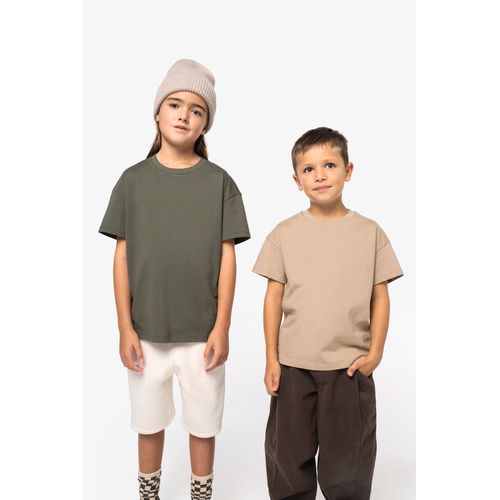 T-shirt écoresponsable à épaules tombantes enfant - 1