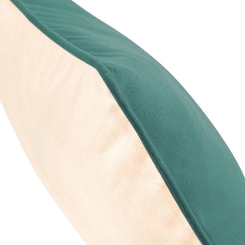 Housse de coussin à bord passepoilé - 2