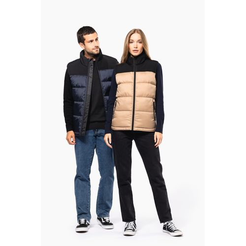 Bodywarmer matelassé bi-ton unisexe - 13
