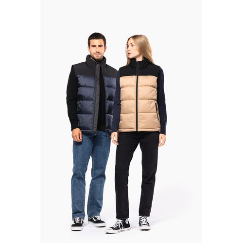 Bodywarmer matelassé bi-ton unisexe - 14