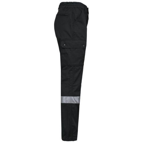 Pantalon cargo unisexe avec bas élastiqué et bande réfléchissante - 13