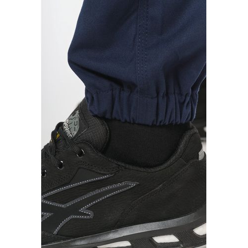 Pantalon cargo unisexe avec bas élastiqué et bande réfléchissante - 10