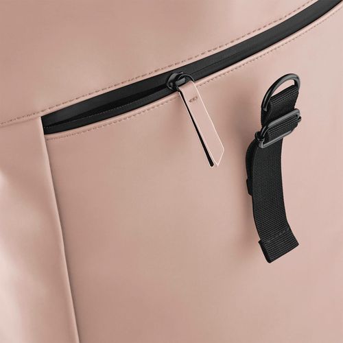 Sac à dos avec rabat roll-top en polyuréthane mat - 10