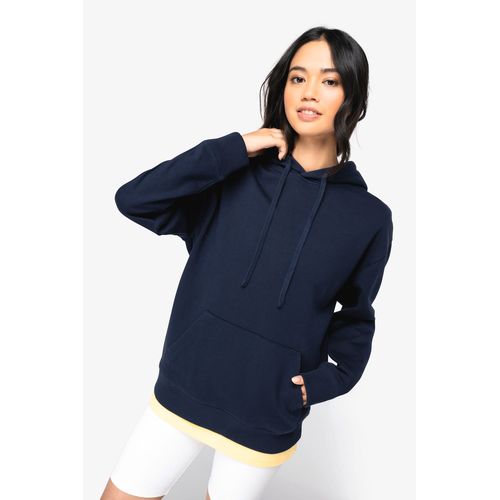 Sweat-shirt écoresponsable à capuche  à épaules tombantes French Terry unisexe - 3