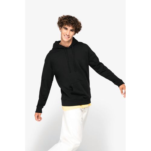 Sweat-shirt écoresponsable à capuche  à épaules tombantes French Terry unisexe - 4