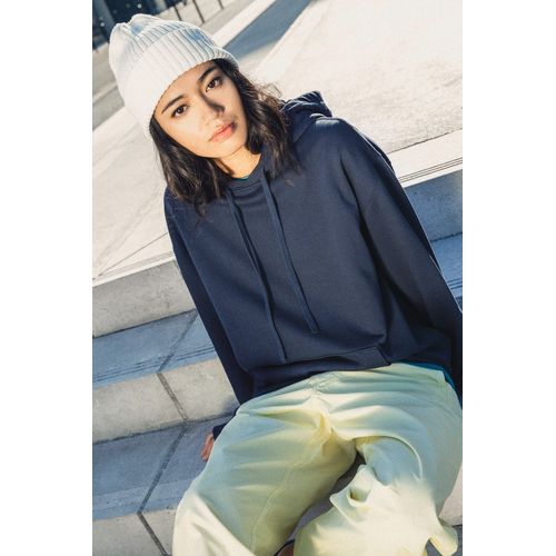 Sweat-shirt écoresponsable à capuche  à épaules tombantes French Terry unisexe - 6