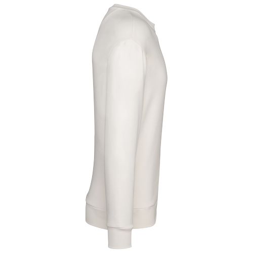 Sweat-shirt écoresponsable à col rond à épaules tombantes molleton gratté unisexe