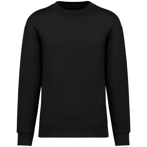 Sweat-shirt écoresponsable à col rond à épaules tombantes molleton gratté unisexe thumbnail 10