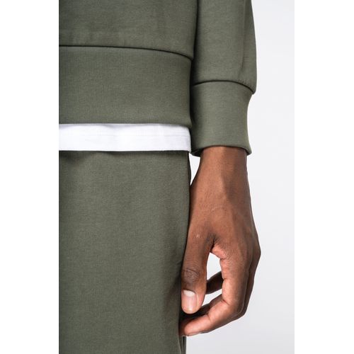 Sweat-shirt écoresponsable à col rond à épaules tombantes molleton gratté unisexe - 9