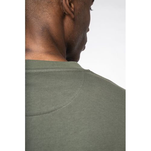 Sweat-shirt écoresponsable à col rond à épaules tombantes molleton gratté unisexe