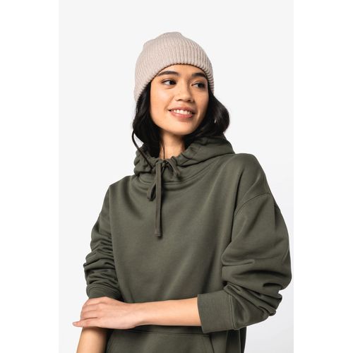 Sweat-shirt écoresponsable à capuche à épaules tombantes molleton gratté unisexe thumbnail 9