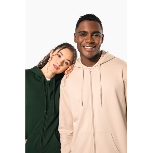 Sweat-shirt recyclé zippé à capuche unisexe - 10