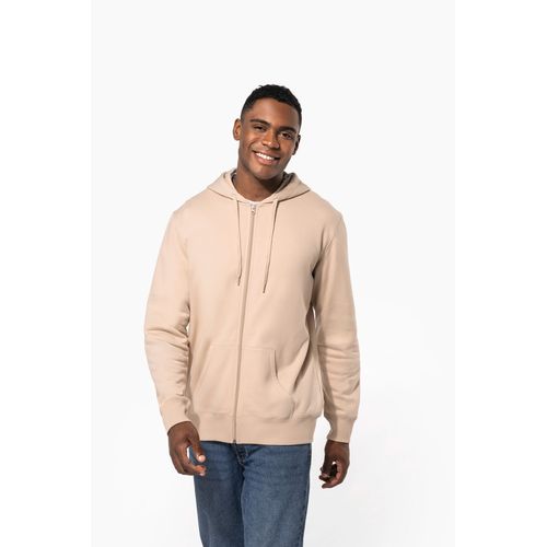 Sweat-shirt recyclé zippé à capuche unisexe - 2