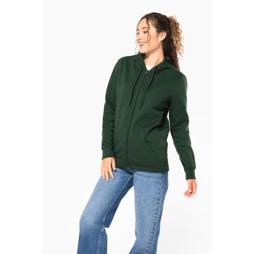 Sweat-shirt recyclé zippé à capuche unisexe - 9