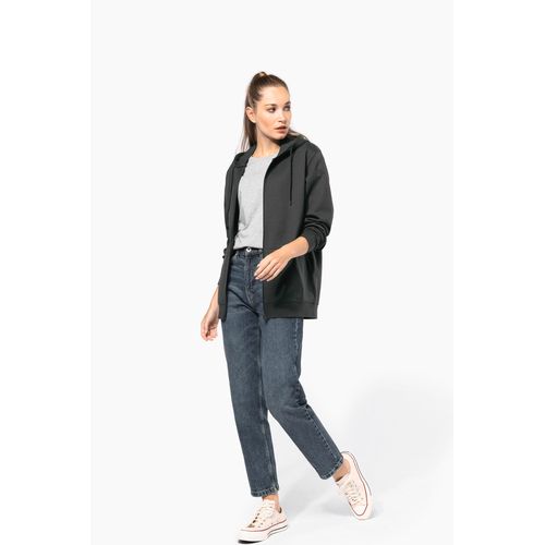 Sweat-shirt recyclé zippé à capuche unisexe - 11