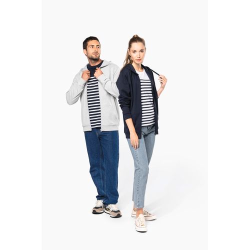 Sweat-shirt recyclé zippé à capuche unisexe - 13