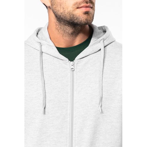 Sweat-shirt recyclé zippé à capuche unisexe - 15