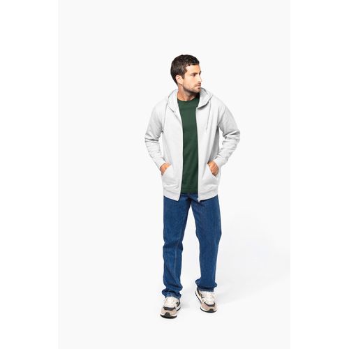 Sweat-shirt recyclé zippé à capuche unisexe - 5