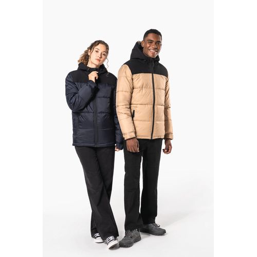 Parka matelassée à capuche bi-ton unisexe - 21