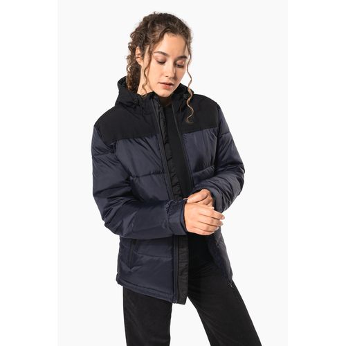 Parka matelassée à capuche bi-ton unisexe - 9
