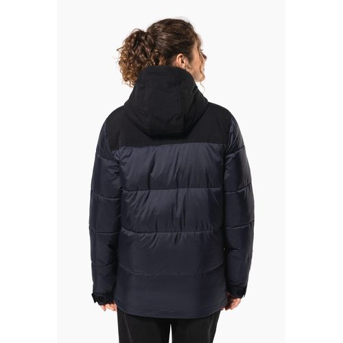 Parka matelassée à capuche bi-ton unisexe - 10