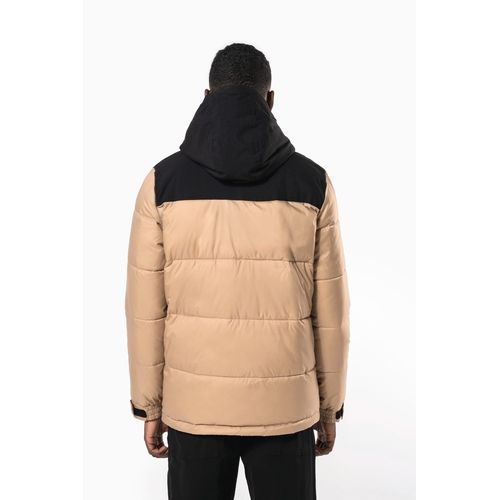 Parka matelassée à capuche bi-ton unisexe - 3