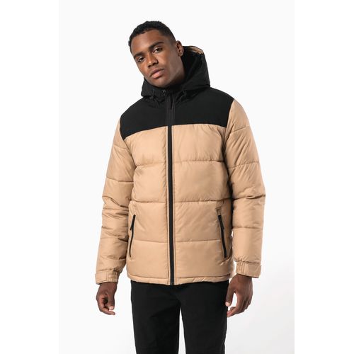 Parka matelassée à capuche bi-ton unisexe - 2