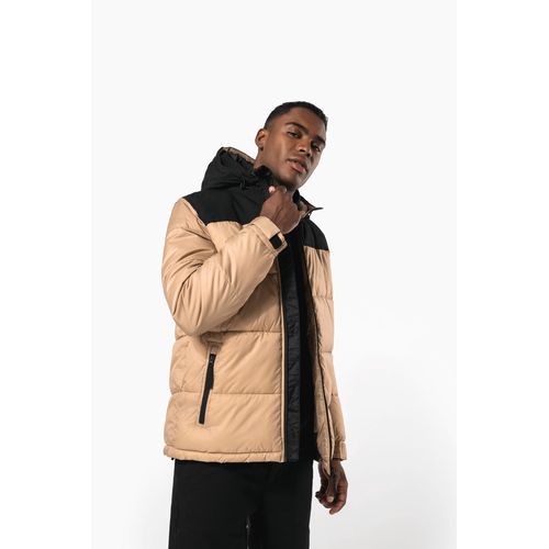 Parka matelassée à capuche bi-ton unisexe - 4