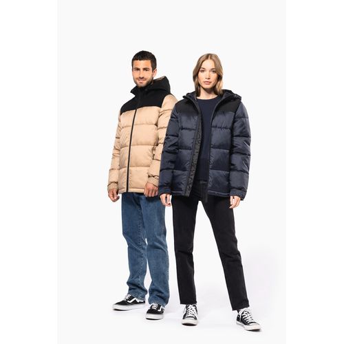 Parka matelassée à capuche bi-ton unisexe - 11