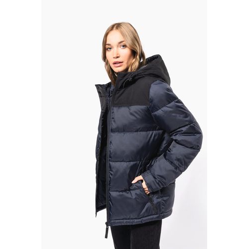 Parka matelassée à capuche bi-ton unisexe - 8