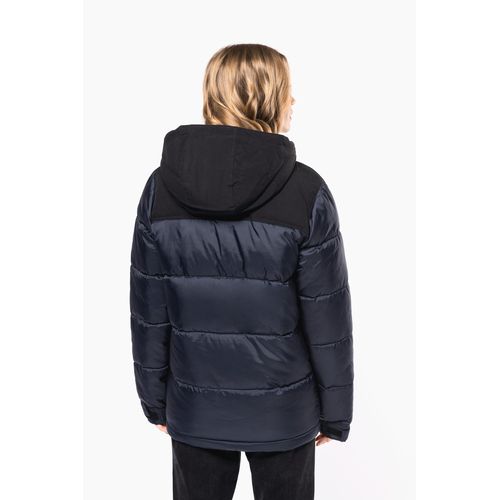 Parka matelassée à capuche bi-ton unisexe - 7