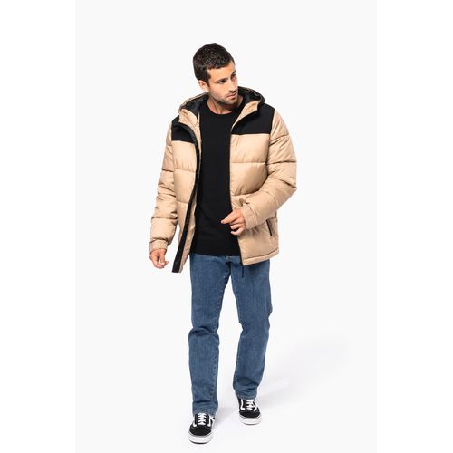 Parka matelassée à capuche bi-ton unisexe - 4