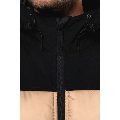 Parka matelassée à capuche bi-ton unisexe - 13