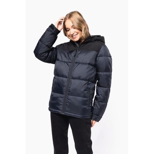 Parka matelassée à capuche bi-ton unisexe - 6