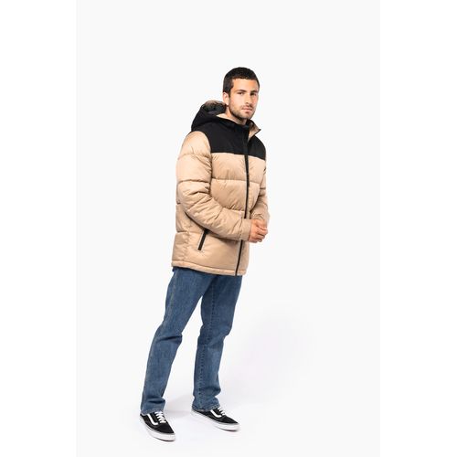 Parka matelassée à capuche bi-ton unisexe - 5