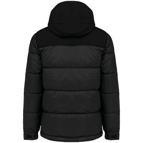 Parka matelassée à capuche bi-ton unisexe - 24