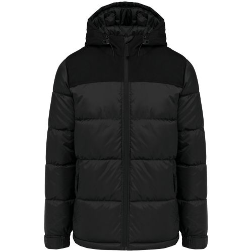 Parka matelassée à capuche bi-ton unisexe - 20