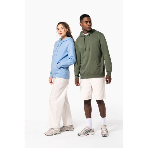 Sweat-shirt recyclé à capuche unisexe thumbnail 9