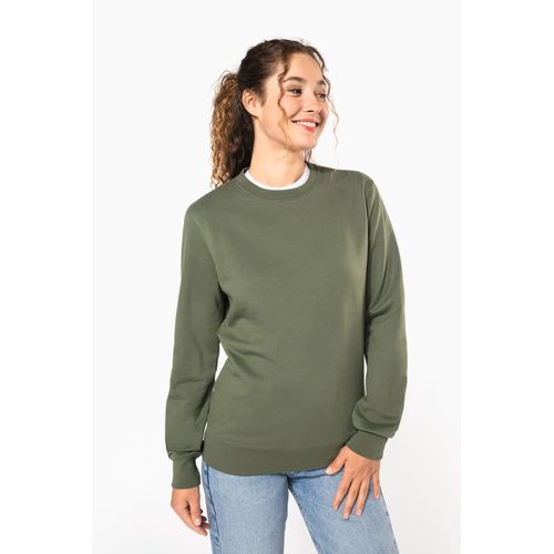 Sweat-shirt recyclé col rond unisexe - 7