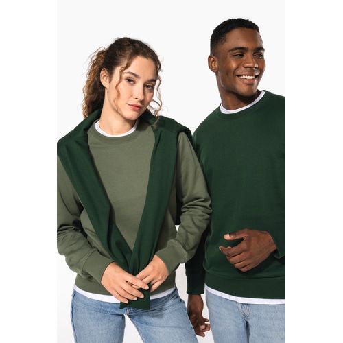 Sweat-shirt recyclé col rond unisexe - 14